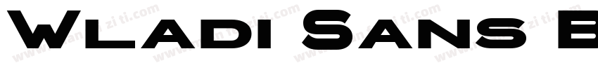 Wladi Sans Bold字体转换